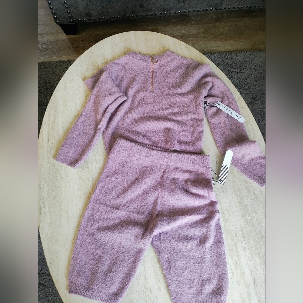 Women's Cozy Knit Top and Bottom